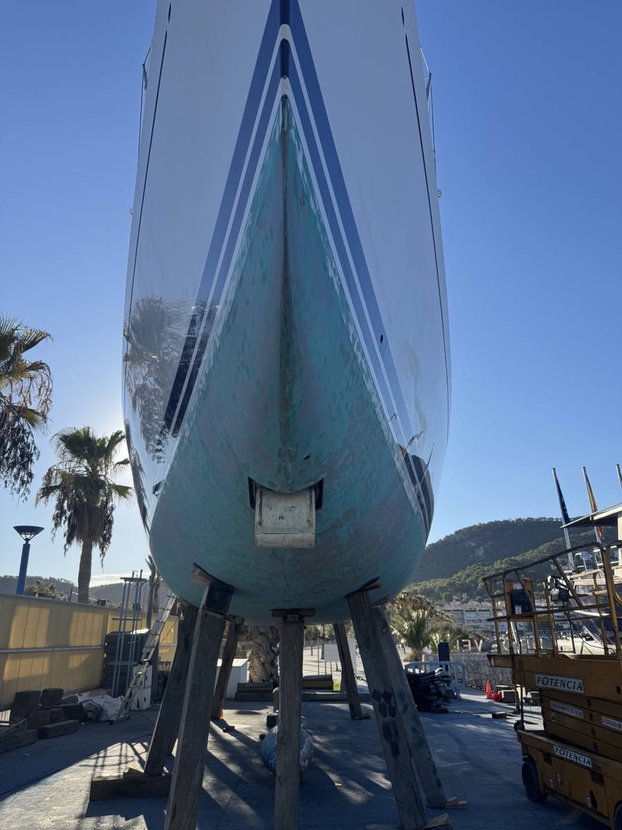 Obra viva, Gold Wave Yacht Painting – foto 3