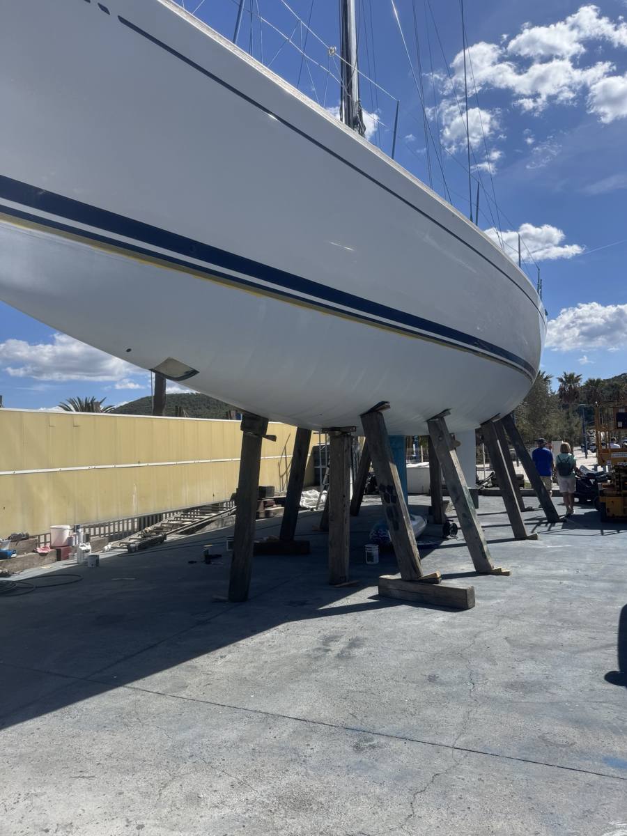 Obra viva, Gold Wave Yacht Painting – foto 5