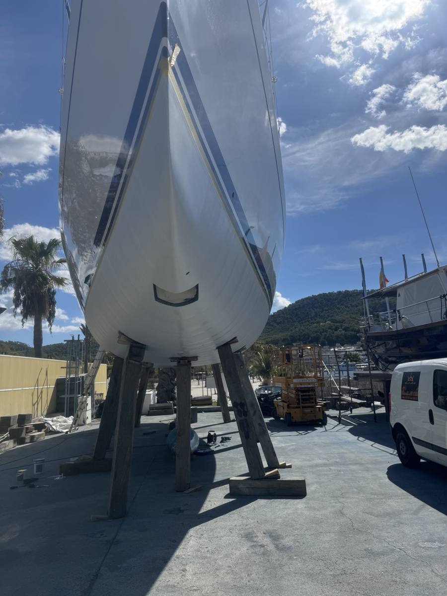 Obra viva, Gold Wave Yacht Painting – foto 6