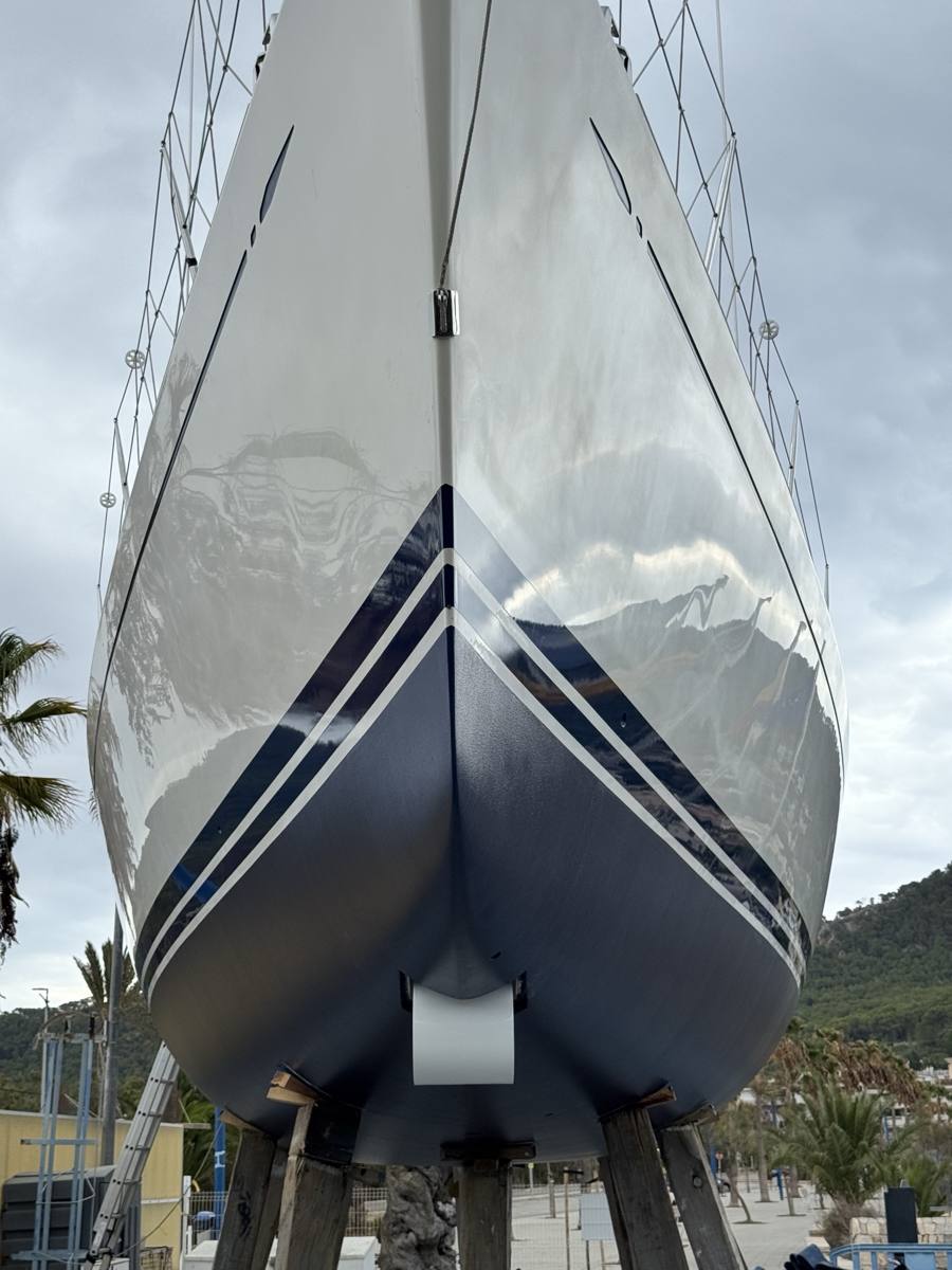 Obra viva, Gold Wave Yacht Painting – foto 9